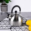 Czajnik z gwizdkiem stalowy na gaz indukcja srebrny 2.5L EXCELLENT HOUSEWARE 259346