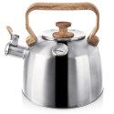 Czajnik z gwizdkiem stalowy na gaz indukcja z termometrem 3.2L ORION 113521