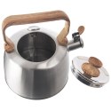Czajnik z gwizdkiem stalowy na gaz indukcja z termometrem 3.2L ORION 113521