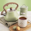 Czajnik z gwizdkiem stalowy na gaz indukcja zielony GREENISH 3L ORION 113522