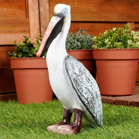 Figurka ogrodowa dekoracja ozdoba do ogrodu czapla 20.5x10.5x28.5cm PROGARDEN 339521