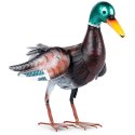 Figurka ogrodowa dekoracyjna dekoracja do ogrodu metalowa kaczor 40x16x36cm PROGARDEN 339493