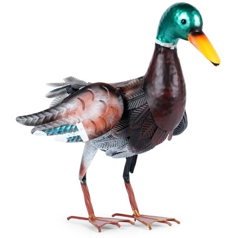 Figurka ogrodowa dekoracyjna dekoracja do ogrodu metalowa kaczor 40x16x36cm PROGARDEN 339493