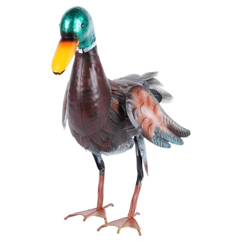 Figurka ogrodowa dekoracyjna dekoracja do ogrodu metalowa kaczor 40x16x36cm PROGARDEN 339493