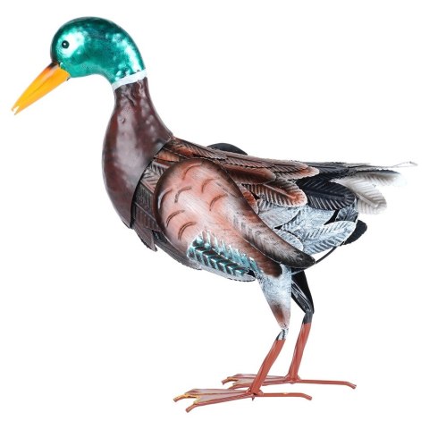 Figurka ogrodowa dekoracyjna dekoracja do ogrodu metalowa kaczor 40x16x36cm PROGARDEN 339493