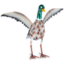 Figurka ogrodowa dekoracyjna dekoracja do ogrodu metalowa kaczor 51.5x24x41cm PROGARDEN 339492