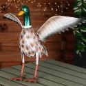 Figurka ogrodowa dekoracyjna dekoracja do ogrodu metalowa kaczor 51.5x24x41cm PROGARDEN 339492
