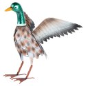 Figurka ogrodowa dekoracyjna dekoracja do ogrodu metalowa kaczor 51.5x24x41cm PROGARDEN 339492