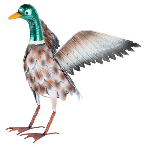Figurka ogrodowa dekoracyjna dekoracja do ogrodu metalowa kaczor 51.5x24x41cm PROGARDEN 339492