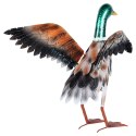 Figurka ogrodowa dekoracyjna dekoracja do ogrodu metalowa kaczor 51.5x24x41cm PROGARDEN 339492