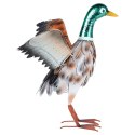 Figurka ogrodowa dekoracyjna dekoracja do ogrodu metalowa kaczor 51.5x24x41cm PROGARDEN 339492