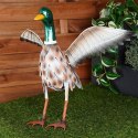 Figurka ogrodowa dekoracyjna dekoracja do ogrodu metalowa kaczor 51.5x24x41cm PROGARDEN 339492
