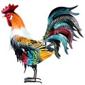 Figurka ogrodowa dekoracyjna dekoracja do ogrodu metalowa kogut 39x12x40cm PROGARDEN 339502