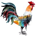 Figurka ogrodowa dekoracyjna dekoracja do ogrodu metalowa kogut 39x12x40cm PROGARDEN 339502