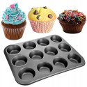 Forma do pieczenia babeczek muffinów x12 KRISBERG KS-010