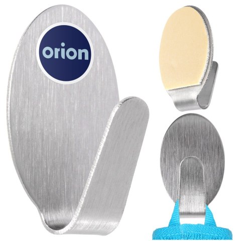 Haczyk wieszak uchwyt samoprzylepny stalowy 1.8x2.5cm ORION 834713