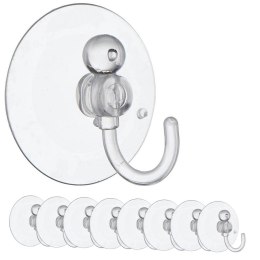 Haczyki wieszaki uchwyty haczyk na przyssawkę 3.5cm 8 sztuk BATHROOM SOLUTIONS 569091