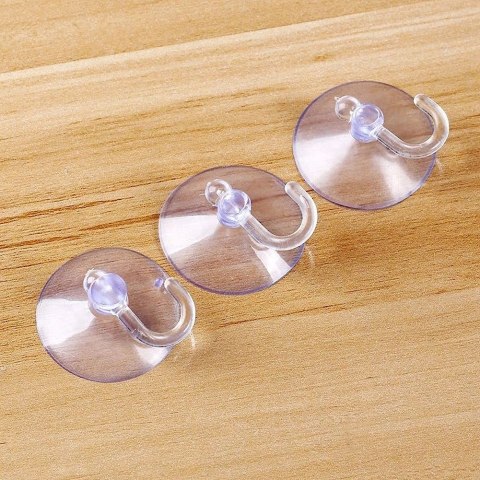 Haczyki wieszaki uchwyty haczyk na przyssawkę 3.5cm 8 sztuk BATHROOM SOLUTIONS 569091