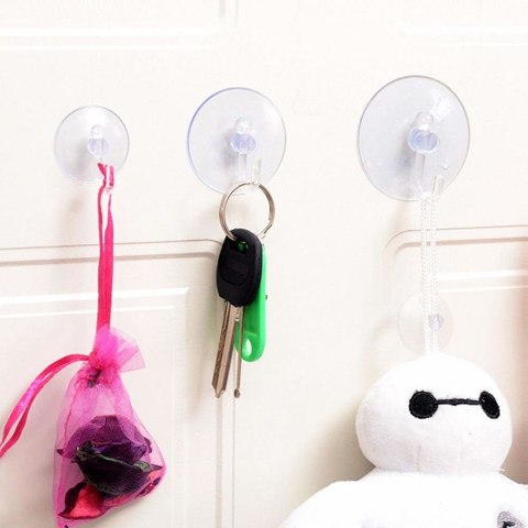 Haczyki wieszaki uchwyty haczyk na przyssawkę 3.5cm 8 sztuk BATHROOM SOLUTIONS 569091