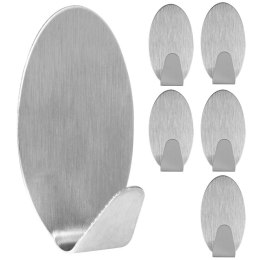 Haczyki wieszaki uchwyty haczyk samoprzylepny stalowy 2x3cm 6 sztuk STORAGE SOLUTIONS 569342-O