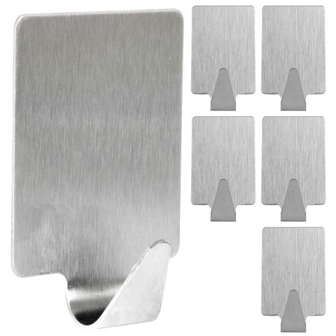 Haczyki wieszaki uchwyty haczyk samoprzylepny stalowy 2x3cm 6 sztuk STORAGE SOLUTIONS 569342-P