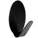 Haczyki wieszaki uchwyty haczyk samoprzylepny stalowy czarny 3x2cm 6 sztuk STORAGE SOLUTIONS 569573-W1