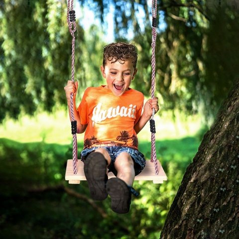 Huśtawka ogrodowa drewniana dla dzieci 40x16cm FREE & EASY 339297