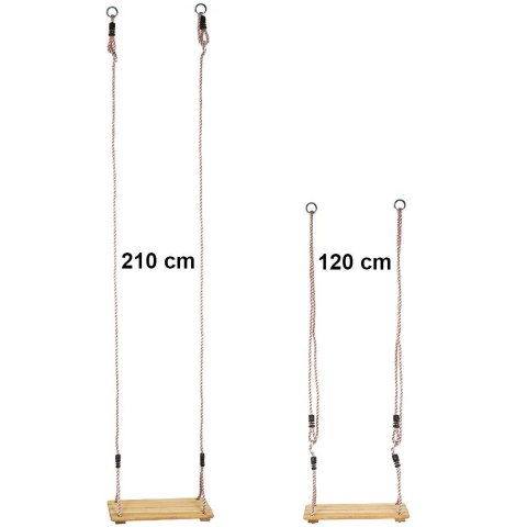 Huśtawka ogrodowa drewniana dla dzieci 40x16cm FREE & EASY 339297