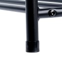 Metalowa półka na buty regał stojak organizer czarny 3-poziomowy 63x28x60cm VILDE 569979