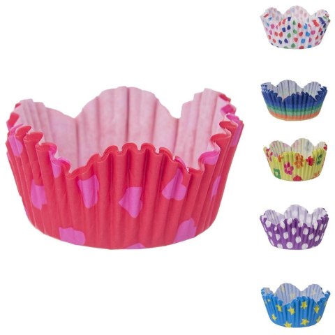 Papilotki do muffinek babeczek na muffinki papierowe 7cm 80 sztuk ORION 120058