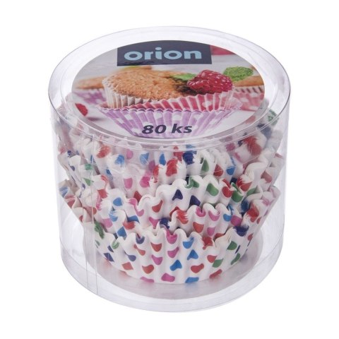 Papilotki do muffinek babeczek na muffinki papierowe 7cm 80 sztuk ORION 120058