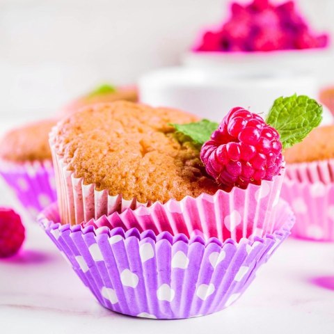 Papilotki mini do muffinek babeczek na muffinki papierowe 6cm 80 sztuk ORION 120056