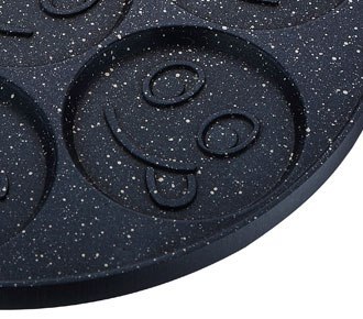 Patelnia do placków 26cm 7 smileys buziek buźki KRISBERG KS-5117