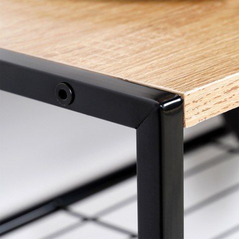 Półka na buty metalowa regał stojak organizer 3-poziomowy 63x30x43cm ORION 811117