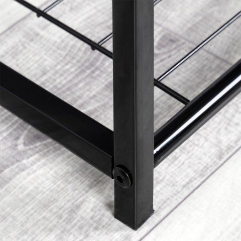Półka na buty metalowa regał stojak organizer 3-poziomowy 63x30x43cm ORION 811117