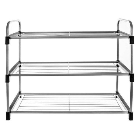 Półka na buty metalowa regał stojak organizer 3-poziomowy 65.5x30x54cm ORION 811116