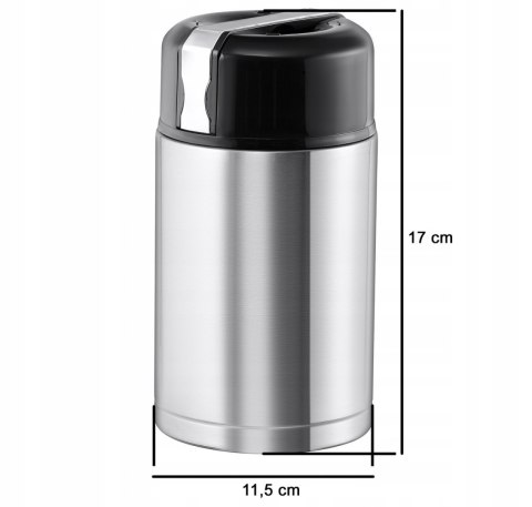 Termos obiadowy 0.8L, do zupy, szeroki wlew, stalowy KRISBERG KS-5115