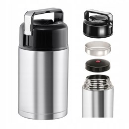 Termos obiadowy 1.2L, do zupy, szeroki wlew, stalowy KRISBERG KS-5121