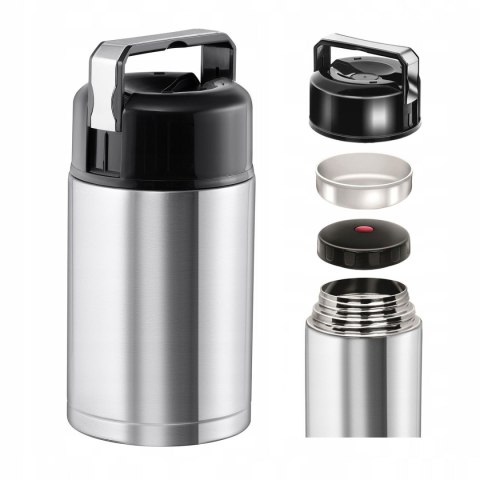 Termos obiadowy 1.2L, do zupy, szeroki wlew, stalowy KRISBERG KS-5121