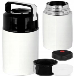 Termos obiadowy 1.2L, do zupy, szeroki wlew, stalowy KRISBERG KS-5135