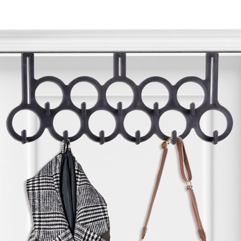 Wieszak uchwyt na drzwi czarny 48cm STORAGE SOLUTIONS 569957