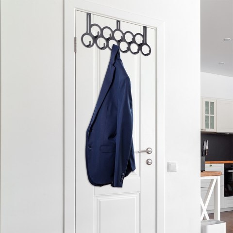 Wieszak uchwyt na drzwi czarny 48cm STORAGE SOLUTIONS 569957