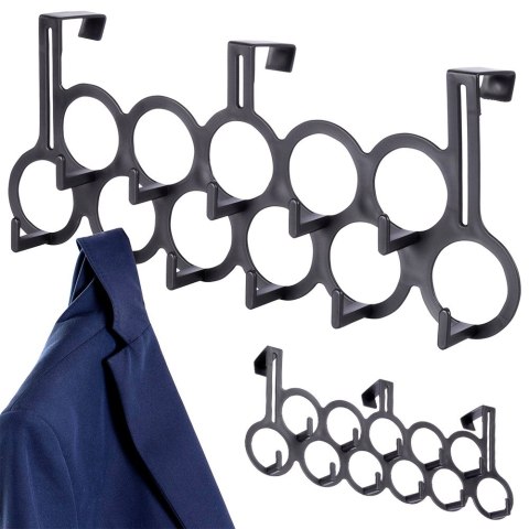 Wieszak uchwyt na drzwi czarny 48cm STORAGE SOLUTIONS 569957