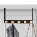 Wieszak uchwyt na drzwi metalowy czarny 33.5cm STORAGE SOLUTIONS 569943