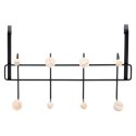 Wieszak uchwyt na drzwi metalowy czarny 37cm VILDE 566003