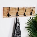 Wieszak uchwyt ścienny na ubrania drewniany 49.5cm HOME STYLING COLLECTION 569718
