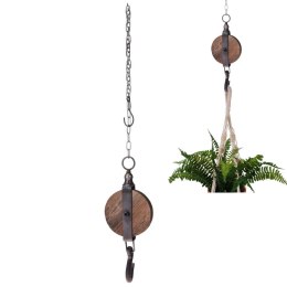 Wieszak uchwyt z hakiem na łańcuchu na doniczkę HOME STYLING COLLECTION 831301