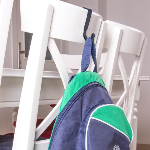 Wieszaki uchwyty uchwyt wieszak na drzwi szary 5 sztuk VILDE 569615