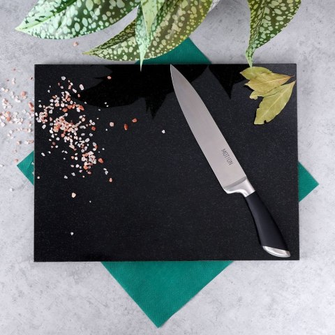 Deska do krojenia i serwowania marmurowa czarna 29x21 cm HIT 139251