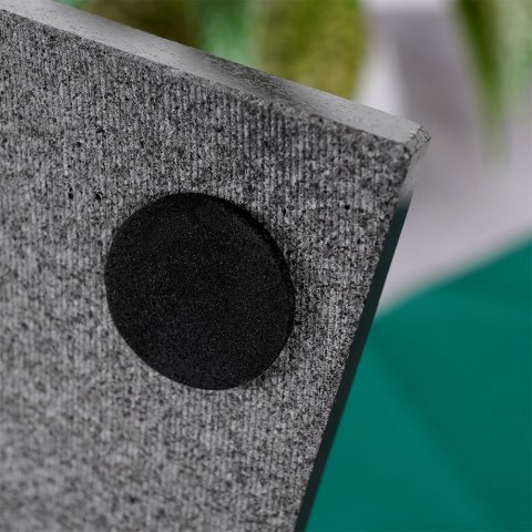 Deska do krojenia i serwowania marmurowa czarna 29x21 cm HIT 139251